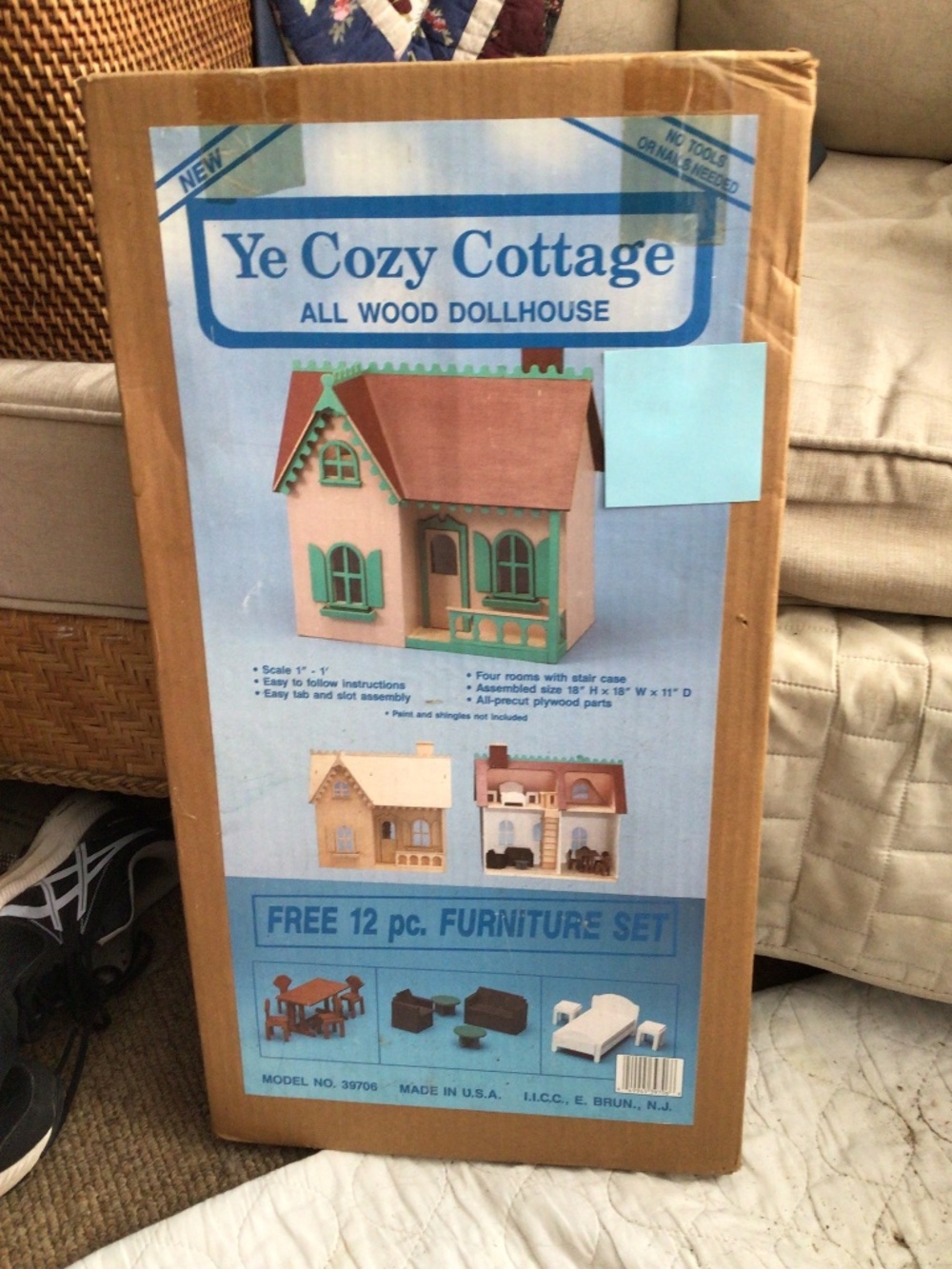 New dollhouse kit all wood